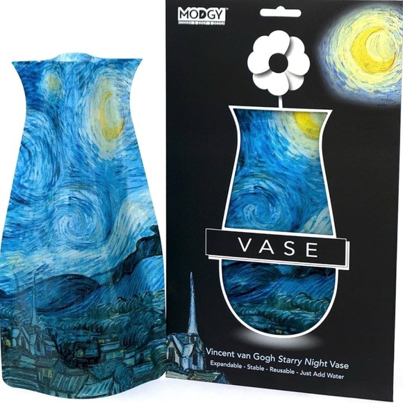 Modgy Van Gogh Starry Night Expandable Vase - Picture 4 of 4